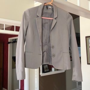 Gray blazer